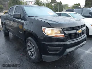 2020 Chevrolet Colorado 2WD Work Truck with VIN 1GCGSBEN8L1119776, listed as a IAAI auction lot 41778000 with 89,392 mi miles. Bid and sale history available at carsss.com. Image 1.