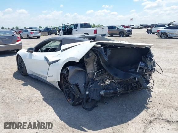 2023 Chevrolet Corvette 3LZ with VIN 1G1YF3D37P5603363, listed as a IAAI auction lot 42176876 with Not provided miles and . Bid and sale history available at DreamBid. Image 3.