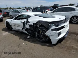2023 Chevrolet Corvette 2LT with VIN 1G1YB2D40P5101955, listed as a Copart auction lot 68144174 with Not provided miles and Salvage title. Bid and sale history available at DreamBid. Image 2.
