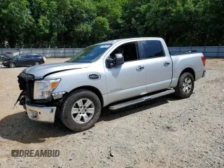 2017 Nissan Titan SV z VIN 1N6AA1E68HN500682, wystawiony jako Copart lot #57562415 z przebiegiem 185 539 mil mil oraz Szkoda całkowita • Salvage title. Historia ofert i sprzedaży dostępna na DreamBid. Obrazek 1.