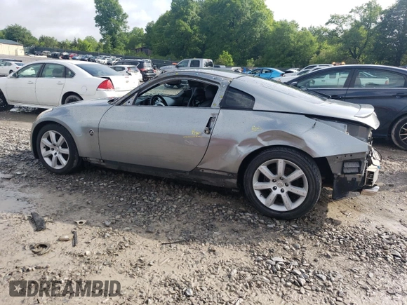 2004 Nissan 350Z Touring with VIN JN1AZ34D24M103656, listed as a Copart auction lot 55100955 with 130,561 mi miles and Salvage title. Bid and sale history available at DreamBid. Image 2.