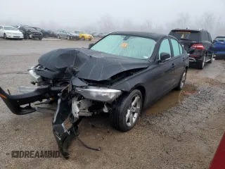 2015 BMW 3 Series 320i xDrive with VIN WBA3C3C58FP664265, listed as a Copart auction lot 40079394 with 0 mi miles and Salvage Title. Bid and sale history available at carsss.com. Image 1.