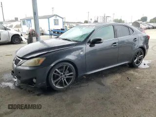2011 Lexus IS 250 z VIN JTHBF5C21B5130343, wystawiony jako Copart lot #62505725 z przebiegiem 386 131 mil mil oraz Szkoda całkowita • Salvage title. Historia ofert i sprzedaży dostępna na DreamBid. Obrazek 1.