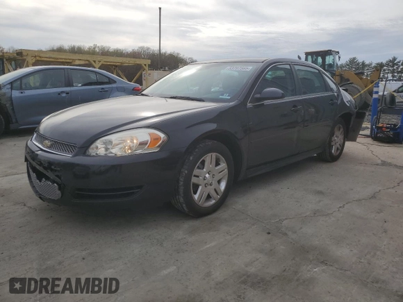 2013 Chevrolet Impala LT with VIN 2G1WG5E39D1232475, listed as a Copart auction lot 53797565 with 163,323 mi miles and Salvage Title. Bid and sale history available at DreamBid. Image 1.