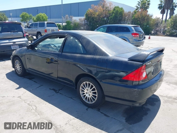 2005 Honda Civic Cpe LX with VIN 1HGEM22555L067506, listed as a IAAI auction lot 42149359 with 204,616 mi miles. Bid and sale history available at carsss.com. Image 3.
