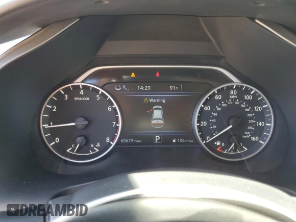 2021 Nissan Murano S with VIN 5N1AZ2AJ3MC145692, listed as a Copart auction lot 50275615 with 60,679 mi miles and Clean title. Bid and sale history available at DreamBid. Image 9.