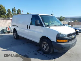 2021 Chevrolet Express Cargo with VIN 1GCWGAFP5M1154767, listed as a IAAI auction lot 42603834 with 129,116 mi miles and . Bid and sale history available at DreamBid. Image 1.