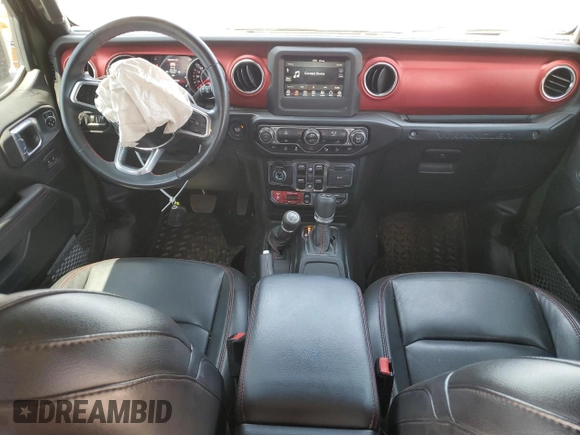 2021 Jeep Wrangler Unlimited Rubicon z VIN 1C4HJXFG6MW700458, wystawiony jako Copart lot #59791015 z przebiegiem 45 562 mil mil oraz Szkoda całkowita • Salvage title. Historia ofert i sprzedaży dostępna na DreamBid. Obrazek 8.