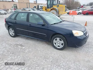 2006 Chevrolet Malibu Maxx LT with VIN 1G1ZT61826F153368, listed as a IAAI auction lot 41744983 with 135,412 mi miles. Bid and sale history available at carsss.com. Image 1.