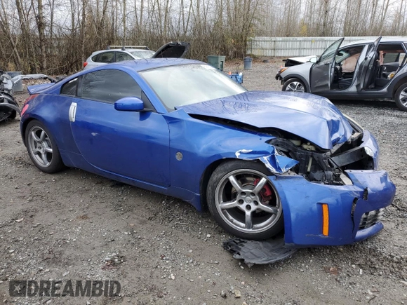 2005 Nissan 350Z Enthusiast with VIN JN1AZ34D25M603575, listed as a Copart auction lot 80695294 with 97,894 mi miles and Salvage Title. Bid and sale history available at carsss.com. Image 4.
