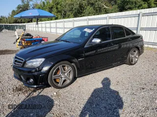 2009 Mercedes-Benz C 63 AMG with VIN WDDGF77X19F321358, listed as a Copart auction lot 57907305 with 182,601 mi miles and Clean title. Bid and sale history available at DreamBid. Image 1.
