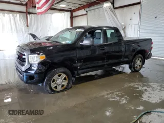 2017 Toyota Tundra SR с VIN 5TFUM5F1XHX071972, выставлен на аукционе Copart как лот 73614534 с пробегом 108 645 миль миль и Списание • Salvage title. История ставок и продаж доступна на DreamBid. Изображение 1.