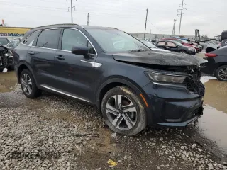 2023 Kia Sorento Hybrid SX Prestige with VIN KNDRKDLG0P5187805, listed as a Copart auction lot 84380234 with 0 mi miles and Salvage Title. Bid and sale history available at carsss.com. Image 4.