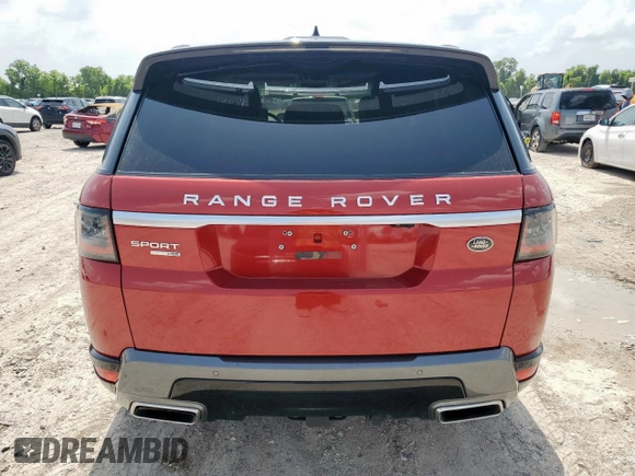 2018 Land Rover Range Rover Sport HSE with VIN SALWR2RV7JA189373, listed as a Copart auction lot 62387415 with 44,247 mi miles and Salvage title. Bid and sale history available at DreamBid. Image 6.
