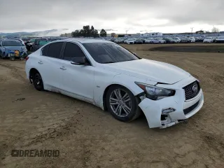 2018 Infiniti Q50 Sport with VIN JN1EV7AP5JM359885, listed as a Copart auction lot 49888835 with 121,198 mi miles and Salvage Title. Bid and sale history available at carsss.com. Image 4.