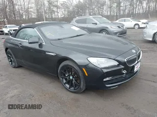 2014 BMW 6 Series 640i xDrive z VIN WBAYP5C54EDZ27812, wystawiony jako IAAI lot #41085862 z przebiegiem 64 632 mil mil oraz . Historia ofert i sprzedaży dostępna na DreamBid. Obrazek 1.