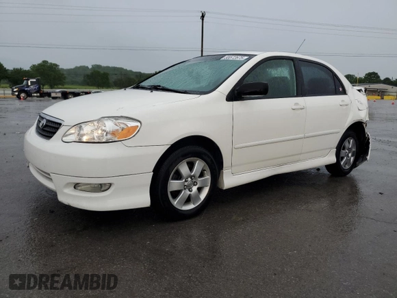 2008 Toyota Corolla CE with VIN 2T1BR32E18C904806, listed as a Copart auction lot 55572675 with 213,086 mi miles and Salvage Title. Bid and sale history available at DreamBid. Image 1.