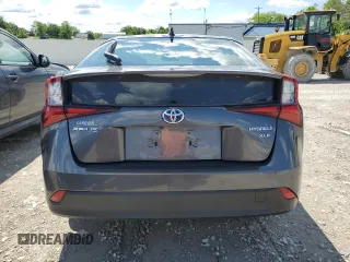 2022 Toyota Prius L Eco with VIN JTDKAMFU3N3155879, listed as a Copart auction lot 57252135 with 45,370 mi miles and Salvage title. Bid and sale history available at DreamBid. Image 6.
