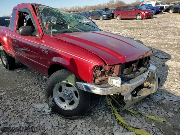 2001 Ford Ranger XL Fleet with VIN 1FTZR15UX1TA17757, listed as a Copart auction lot 84083294 with 0 mi miles and Salvage Title. Bid and sale history available at carsss.com. Image 11.