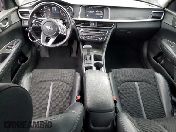 2019 Kia Optima LX with VIN 5XXGT4L30KG360552, listed as a Copart auction lot 47943085 with 50,615 mi miles and Salvage Title. Bid and sale history available at carsss.com. Image 8.