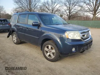 2011 Honda Pilot EX-L with VIN 5FNYF4H59BB006425, listed as a Copart auction lot 49816405 with 167,693 mi miles and Salvage Title. Bid and sale history available at carsss.com. Image 4.