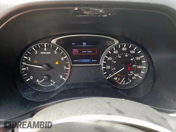 2018 Nissan Pathfinder SL with VIN 5N1DR2MN3JC606400, listed as a Copart auction lot 57350325 with 114,167 mi miles and Salvage title. Bid and sale history available at DreamBid. Image 9.