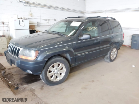2001 Jeep Grand Cherokee Laredo with VIN 1J4GW48S91C525711, listed as a IAAI auction lot 42048952 with 1 mi miles. Bid and sale history available at carsss.com. Image 2.