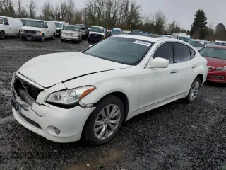 2012 Infiniti M with VIN JN1BY1AR7CM394276, listed as a Copart auction lot 46323945 with 91,540 mi miles and Salvage title. Bid and sale history available at DreamBid. Image 1.