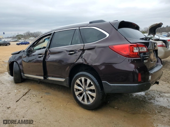 2017 Subaru Outback Touring with VIN 4S4BSETCXH3202291, listed as a Copart auction lot 44384055 with 98,840 mi miles and Salvage Title. Bid and sale history available at carsss.com. Image 2.