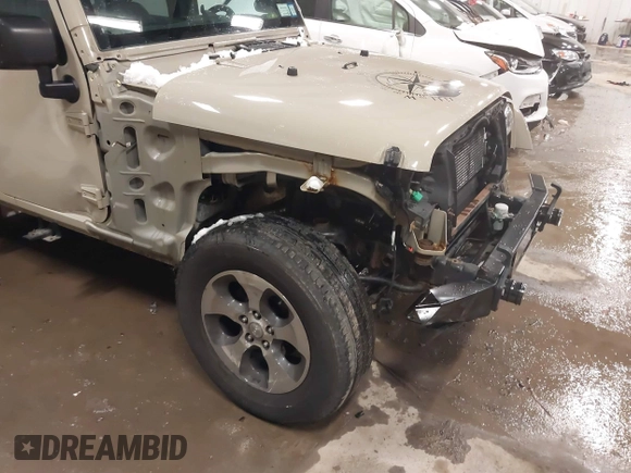 2018 Jeep Wrangler JK Unlimited Sahara with VIN 1C4HJWEG4JL803516, listed as a IAAI auction lot 41127652 with 85,749 mi miles. Bid and sale history available at carsss.com. Image 6.