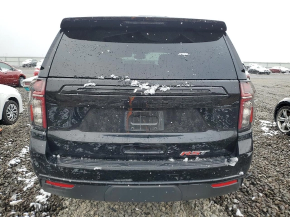 2023 Chevrolet Tahoe RST with VIN 1GNSKRKD1PR483504, listed as a Copart auction lot 80338504 with 15,090 mi miles and Salvage Title. Bid and sale history available at carsss.com. Image 6.