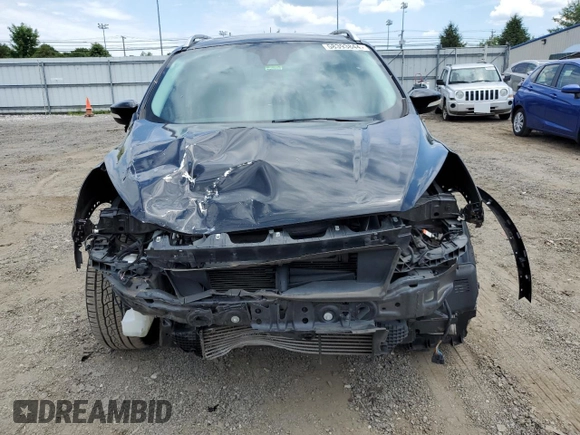 2017 Ford Escape Titanium with VIN 1FMCU9J9XHUD30408, listed as a Copart auction lot 58393844 with 81,779 mi miles and Salvage Title. Bid and sale history available at carsss.com. Image 5.