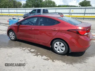 2016 Hyundai Elantra SE with VIN 5NPDH4AE6GH759826, listed as a Copart auction lot 64439635 with 57,043 mi miles and Salvage title. Bid and sale history available at DreamBid. Image 2.