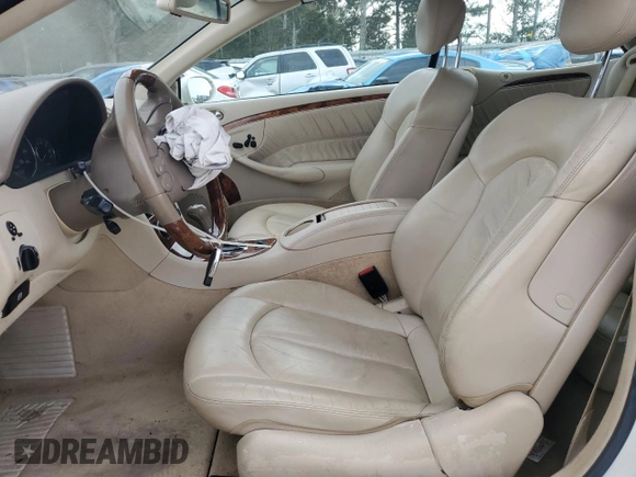 2006 Mercedes-Benz CLK-Class 3.5L with VIN WDBTK56H16F188453, listed as a Copart auction lot 74019644 with 137,860 mi miles and Salvage Title. Bid and sale history available at carsss.com. Image 7.