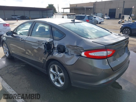 2013 Ford Fusion SE Hybrid with VIN 3FA6P0LU4DR267643, listed as a IAAI auction lot 41846681 with 148,002 mi miles. Bid and sale history available at carsss.com. Image 3.