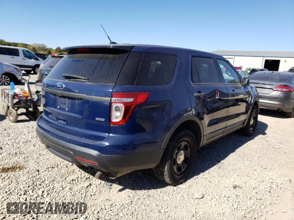 2015 Ford Utility Police Interceptor with VIN 1FM5K8AR7FGB20028, listed as a Copart auction lot 75304944 with 154,195 mi miles and Clean Title. Bid and sale history available at carsss.com. Image 3.