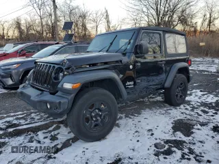 2021 Jeep Wrangler 80th Anniversary with VIN 1C4GJXANXMW638080, listed as a Copart auction lot 86476294 with 37,239 mi miles and Salvage Title. Bid and sale history available at DreamBid. Image 1.