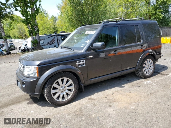 2013 Land Rover LR4 HSE with VIN SALAG2D45DA659841, listed as a Copart auction lot 54620425 with 114,882 mi miles and Salvage title. Bid and sale history available at DreamBid. Image 1.