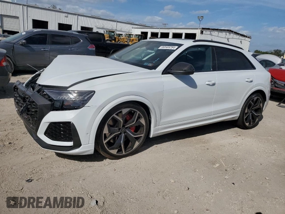 2024 Audi RS Q8 z VIN WU1ARBF19RD015644, wystawiony jako Copart lot #80569264 z przebiegiem 131 mil mil oraz Szkoda całkowita • Salvage title. Historia ofert i sprzedaży dostępna na DreamBid. Obrazek 1.