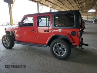 2020 Jeep Wrangler Unlimited Sahara Altitude с VIN 1C4HJXEN8LW268874, выставлен на аукционе Copart как лот 58557845 с пробегом 77 708 миль миль и Списание • Salvage title. История ставок и продаж доступна на DreamBid. Изображение 2.