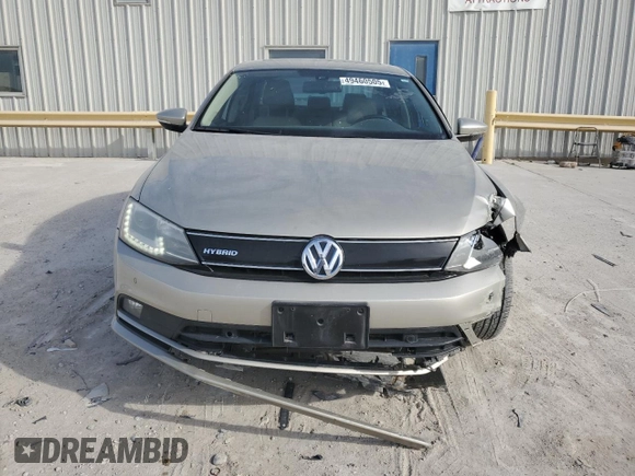 2015 Volkswagen Jetta Sedan Hybrid SEL Premium with VIN 3VW637AJXFM427884, listed as a Copart auction lot 49460505 with 58,950 mi miles and Salvage Title. Bid and sale history available at carsss.com. Image 5.
