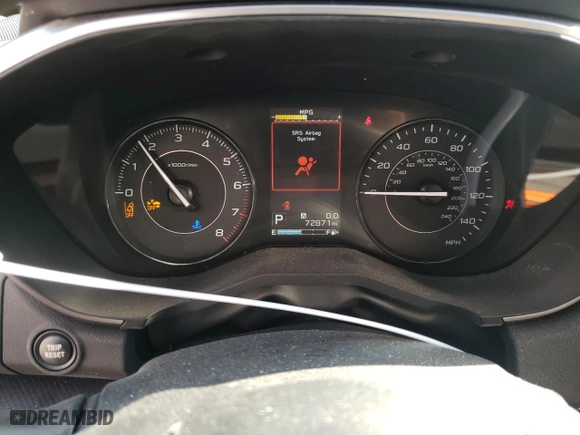 2020 Subaru Impreza Premium with VIN 4S3GKAV6XL3601771, listed as a Copart auction lot 53673665 with 72,871 mi miles and Salvage Title. Bid and sale history available at carsss.com. Image 9.
