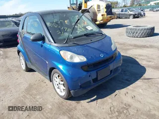 2008 Smart fortwo Pure with VIN WMEEJ31X08K130782, listed as a IAAI auction lot 41685737 with Not Provided miles and . Bid and sale history available at DreamBid. Image 1.
