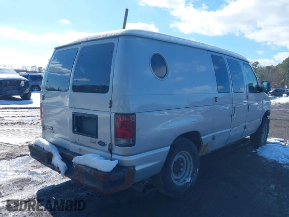 2009 Ford Econoline Cargo Commercial with VIN 1FTNE14W79DA55983, listed as a IAAI auction lot 41525683 with 374,949 mi miles and . Bid and sale history available at DreamBid. Image 4.