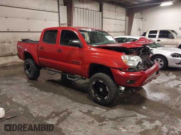 2015 Toyota Tacoma with VIN 3TMLU4EN3FM196518, listed as a IAAI auction lot 41198481 with 96,277 mi miles and . Bid and sale history available at DreamBid. Image 1.
