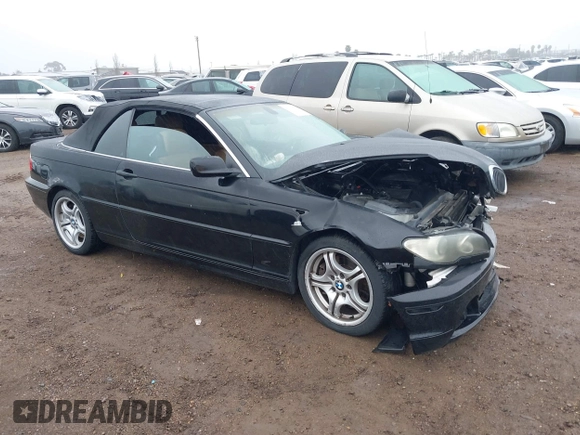 2004 BMW 3 Series 330Ci with VIN WBABW53454PJ95414, listed as a IAAI auction lot 41562410 with Not Provided miles. Bid and sale history available at carsss.com. Image 1.