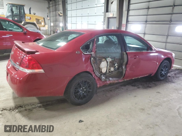 2008 Chevrolet Impala LS z VIN 2G1WB55K389183688, wystawiony jako Copart lot #51533275 z przebiegiem 193 789 mil mil oraz Szkoda całkowita • Salvage title. Historia ofert i sprzedaży dostępna na DreamBid. Obrazek 3.