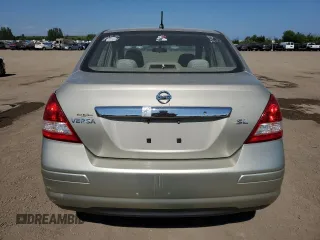 2007 Nissan Versa SL with VIN 3N1BC11E17L438140, listed as a Copart auction lot 59628215 with 167,343 mi miles and Salvage title. Bid and sale history available at DreamBid. Image 6.
