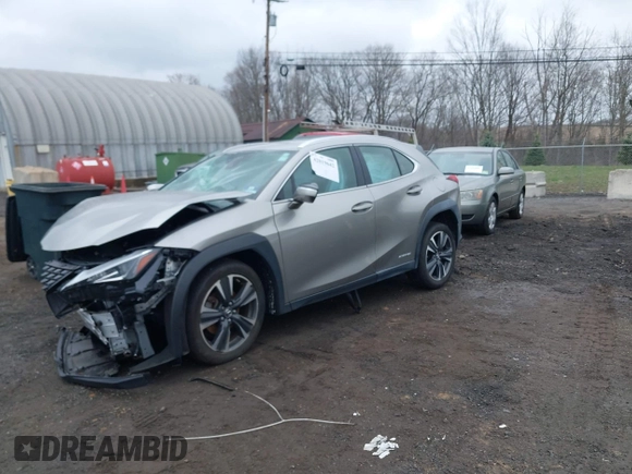 2019 Lexus UX 250h z VIN JTHU9JBH9K2008345, wystawiony jako IAAI lot #42019642 z przebiegiem Nie podano mil oraz . Historia ofert i sprzedaży dostępna na DreamBid. Obrazek 16.