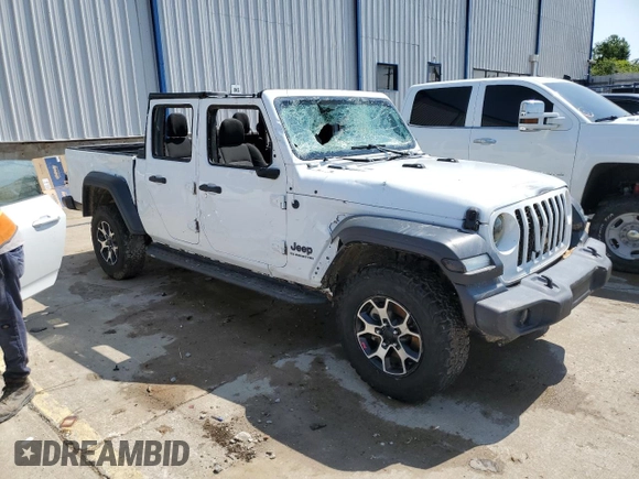 2020 Jeep Gladiator Sport S z VIN 1C6HJTAG1LL147810, wystawiony jako Copart lot #58801765 z przebiegiem 48 103 mil mil oraz Nie do naprawy • Non repairable. Historia ofert i sprzedaży dostępna na DreamBid. Obrazek 4.